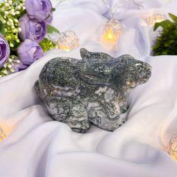 Кролик из Агата мохового - Радуга самоцветов фото 3