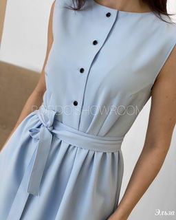 Платье Эльза (голубой) - Nadi bordo фото 8