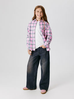 ACOOLA / Брюки джинсовые (утепленные) детские для девочек Ripli темно-синий