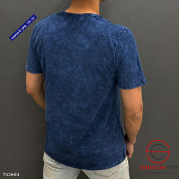 Мужская однотонная футболка