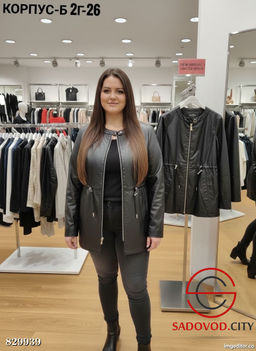 Кожаная куртка весенняя