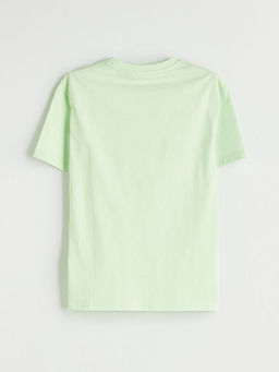 Bisiklet Yaka Minecraft Bask?l? Erkek ?ocuk Ti??rt