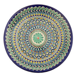 Ляган узбекский Риштанская Керамика «Узоры», d=41 см, МИКС