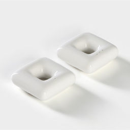 Набор для специй на бамбуковой подставке BellaTenero, 3 предмета: солонка 60 мл, перечница 60 мл, подставка, фарфор, белый  фото 4