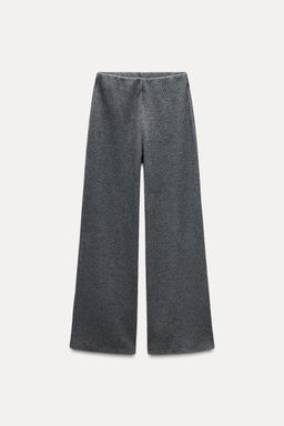 SOFT RIBBED TROUSERS - Zara фото 16
