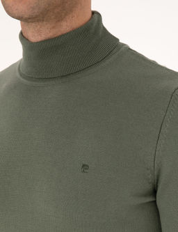Duman Slim Fit Bal_k__ Yaka Basic Triko Kazak - Pierre cardin фото 7