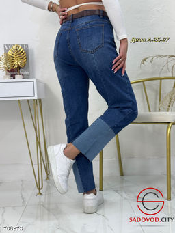 Женские базовые джинсы с ремнем - Bruno фото 2