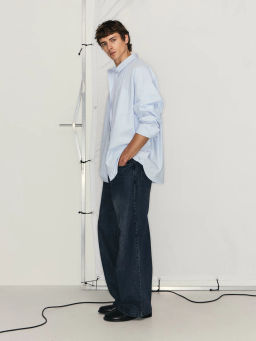 Рубашка oversize из 100% хлопка / Zarina  фото 3