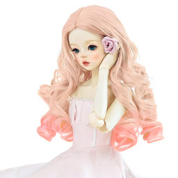 HobbyBe HAR-5 Тресс для кукол 15 см 100 см 38 г 37 блонд, розовый