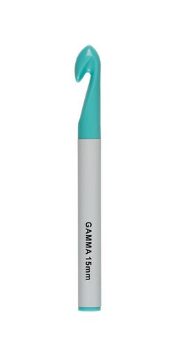 Для вязания Gamma PCH крючок пластик d 15 мм 17 см в чехле  фото 4