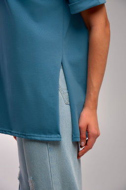 Арт. 31122 Футболка женская 44-52 (5 шт) Цвет:Голубой - Калинка фото 6