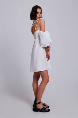 Платье-мини с объёмными рукавами - Incity фото 7