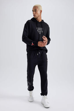 DeFactoFit Спортивные штаны стандартного кроя для бега NBA Chicago Bulls  фото 3