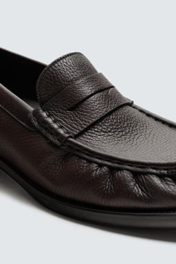 LEATHER LOAFERS LIMITED EDITION - Zara фото 6