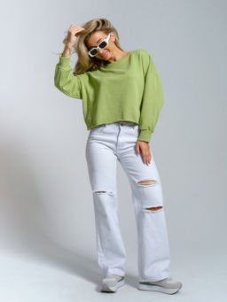 973 Свитшот "Салатовый"