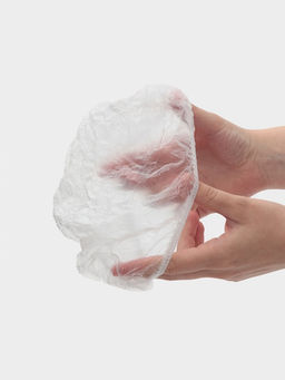 Цена за 50 шт. Шапочка для душа Доляна, прозрачная, полиэтилен