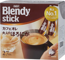 AGF. Blendy. 3 в 1 (с молоком и сахаром крепкий) карт.упаковка, 24 пак.