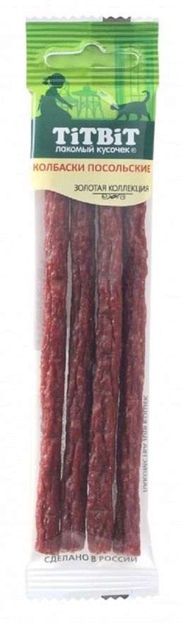 Титбит Колбаски Посольские для кошек Золотая коллекция 4690538021705
