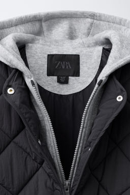 PADDED JACKET HOODIE HOOD - Zara фото 7