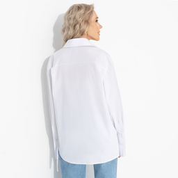 Рубашка на запах из хлопка, Переиграла всех - Charutti фото 19