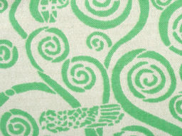 Плед хлопковый 170*200 жаккард Дерево цв 8 салат