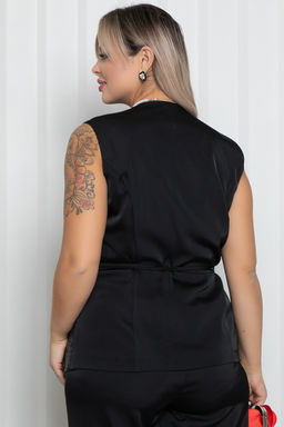 Жилет П-2236/4 Цвет:черный - Леди агата фото 7