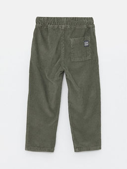 Rahat Kal?p Beli Lastikli Kadife Erkek ?ocuk Pantolon