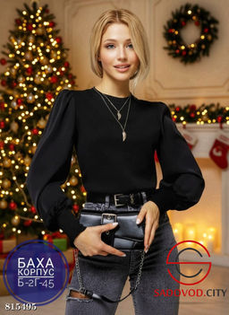 Блузка женская с рукавами воланами - Bruno фото 3