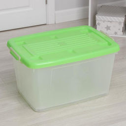 Ящик для хранения Darel-box, 75 л, 70×49×37 см, с крышкой, МИКС