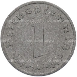 Монета 1 рейхспфенниг 1943 года A Германия