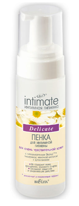 Пенка для интимной гигиены DELICATE INTIMATE
