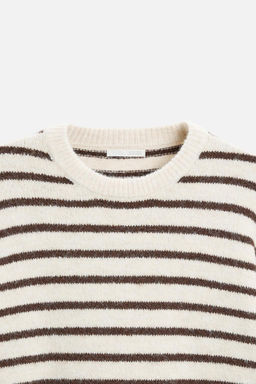 TEXTURED STRIPE SWEATER - Zara фото 8