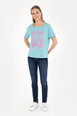 Женская мятная футболка - U.s. polo assn фото 11