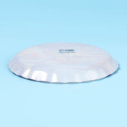 Блюдо новогоднее сервировочное стеклянное Доляна «Дед Мороз», d=19 см