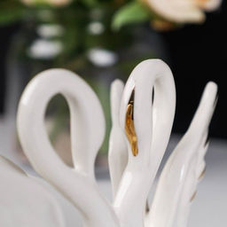 Статуэтка Влюбленные лебеди 8,5 см / B1793N /уп 72/ - Галеонтрейд фото 4