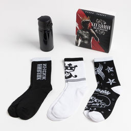 Подарочный набор KAFTAN «Хозяин жизни», термос, носки 3 пары размер 41-44 (27-29 см)