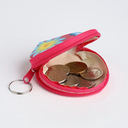 Кошелёк детский Цветочки, маленький, монетница, МИКС