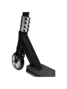 Самокат трюковой GRAFFITI Advanced 24, колёса PU 100 мм, SCS компрессия, ABEC 9 Chrome, чёрный