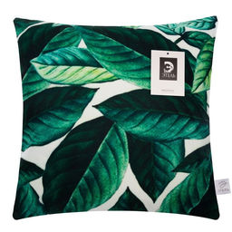 Наволочка декоративная Этель Тропики Листва 40х40 см, велюр  фото 5