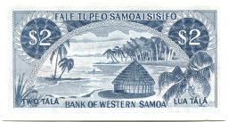 2 тала 1967 года Самоа и Сизифо Официальный репринт 2020 года