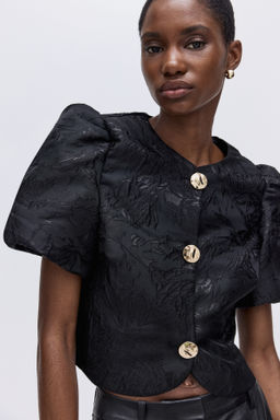 Blusa con manga puffy - H&m фото 3
