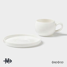 УЦЕНКА Чайная пара Magistro OliveQueen, 220 мл, 15×15 см