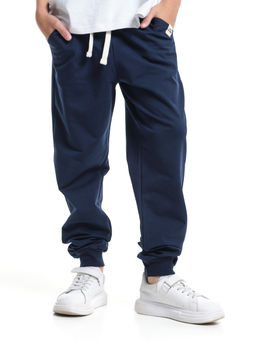 Брюки для мальчика штаны спортивные школьные 22-9829 синий - Mini maxi фото 5