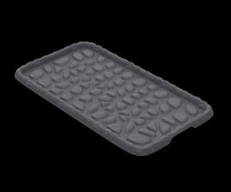 Цена за 2 шт. Лоток для обуви "Камни" 710*390*25мм АП360