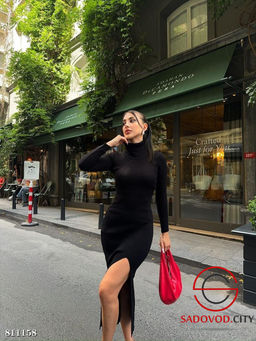 Платье женское с разрезом - Bruno фото 3