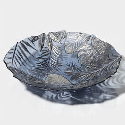 Салатник Арабис, 2.3 л, d=33 см, стекло, голубой - Simaland фото 2