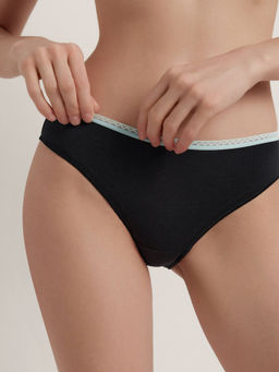 CONTE BASIC COLLECTION LB 2002.7 Трусы женские (в пакете) black-mint