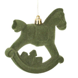 Набор из 2шт, Украшение новогоднее "Лошадка", L10 W5 H11 см