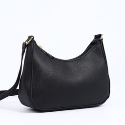 Сумка-багет на молнии, цвет чёрный - Simaland фото 3