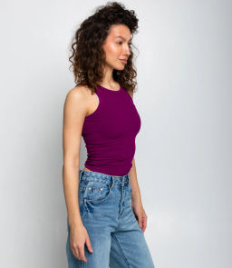 Майка #ОКТ1648, фиолетовый - Dommod фото 2